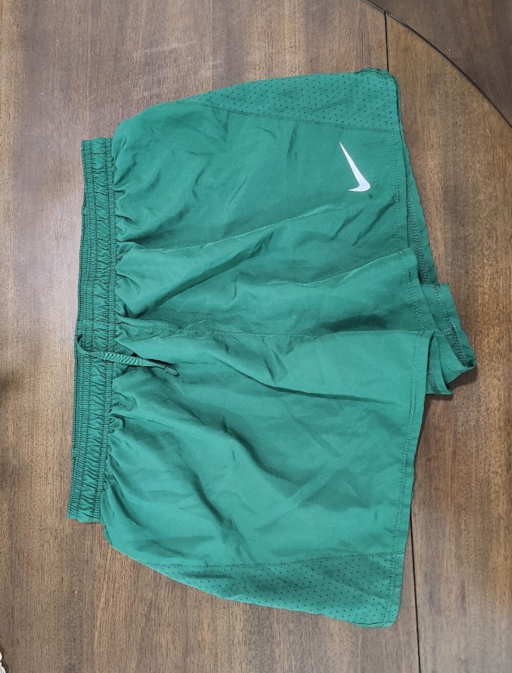 Nike Womens Emerald Green Dri-FIT Athletic Shorts